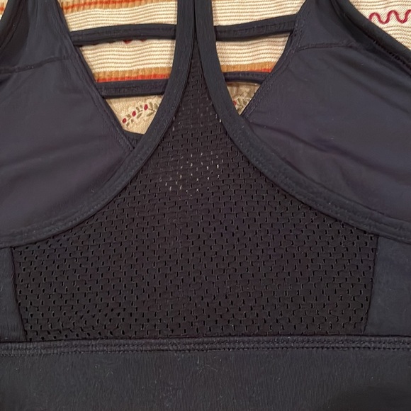 ZYIA Active sports bra, black, nylon/spandex blend, washable, XL - Picture 5 of 9